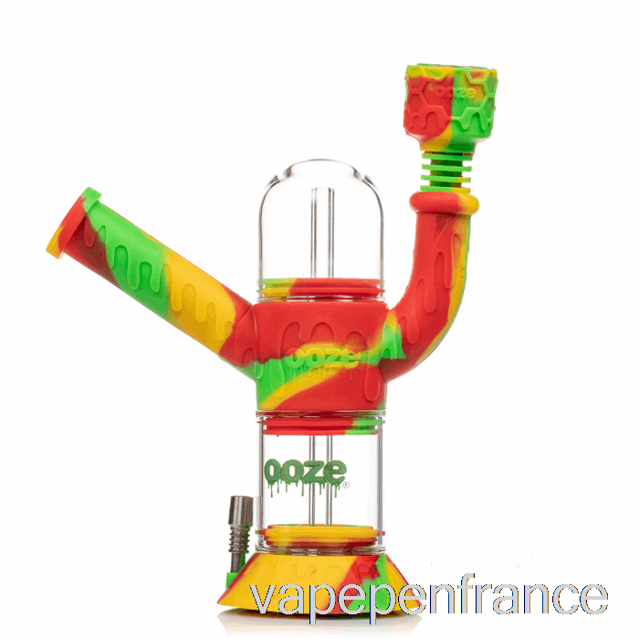 Suint Crâne Silicone Conduite D'eau Rasta (vert / Rouge / Jaune) Stylo Vape